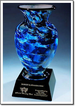Club Masters Monarch Art Glass Award