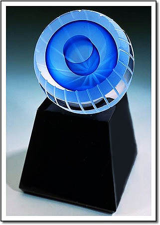 Star Comet Art Glass Award