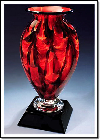 Diamond Ember Mercury Art Glass Award