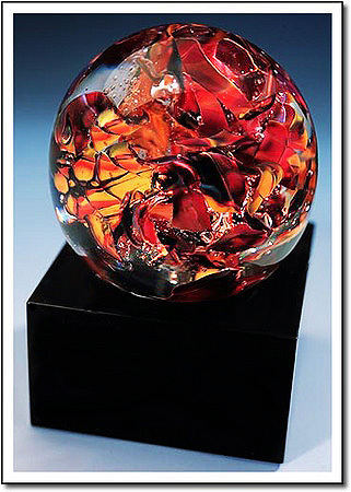 Autumn Leaves Art Glass Award