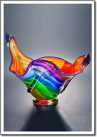 Mandarin Rainbow Art Glass Award