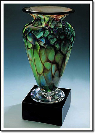Jade Monarch Athena Art Glass Award