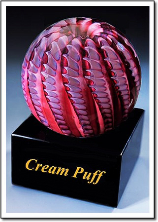 Cream Puff Art Glass Award