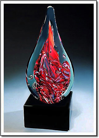 Poinsettia Art Glass Award