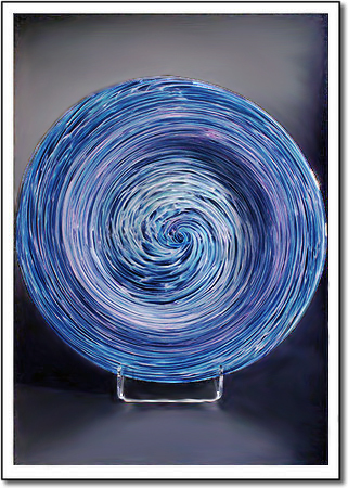 Polar Cyclone Art Glass Award