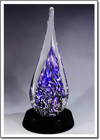Lavender Mist Art Glass Award
