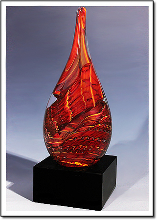 Glowing Ember Art Glass Award