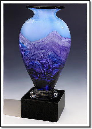 Purple Majesty Mercury Art Glass Award