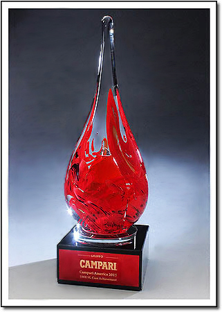 Campari Custom Art Glass Award
