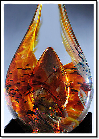 Olympic Gold Art Glass Award