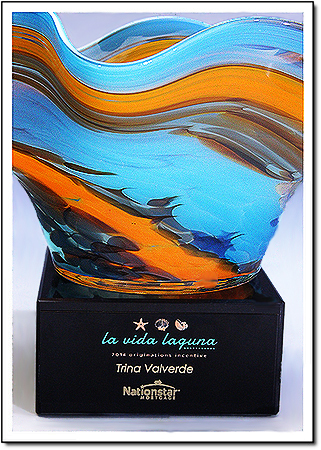 Nation Star Custom Art Glass Award