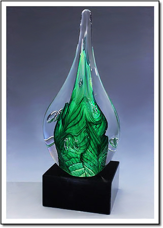 Jade Dragon Art Glass Award