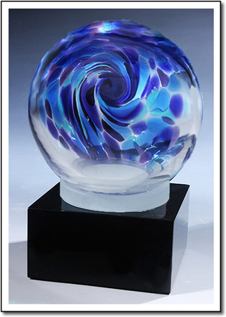 Lavendar Memories Art Glass Award