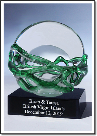 Island Memories Art Glass Award